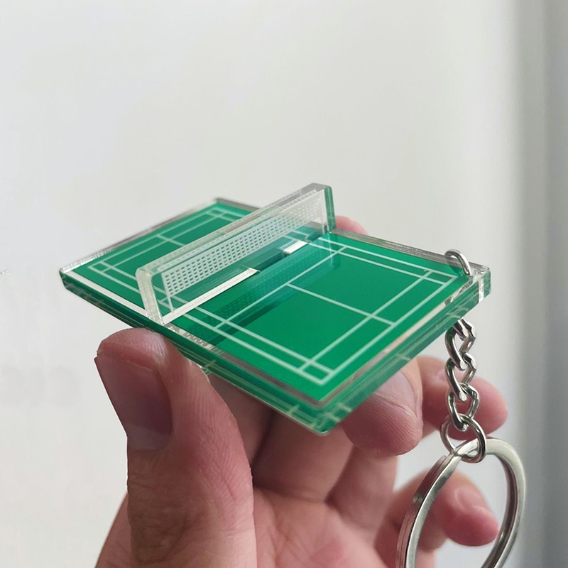 Table Tennis Pc - 1 Pc Creative Badminton Keychain Sport