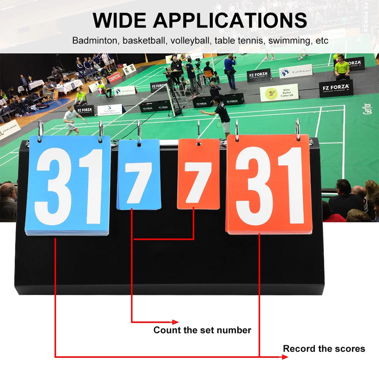 Table Tennis Score - 4 Digit Sports Competition Score Board