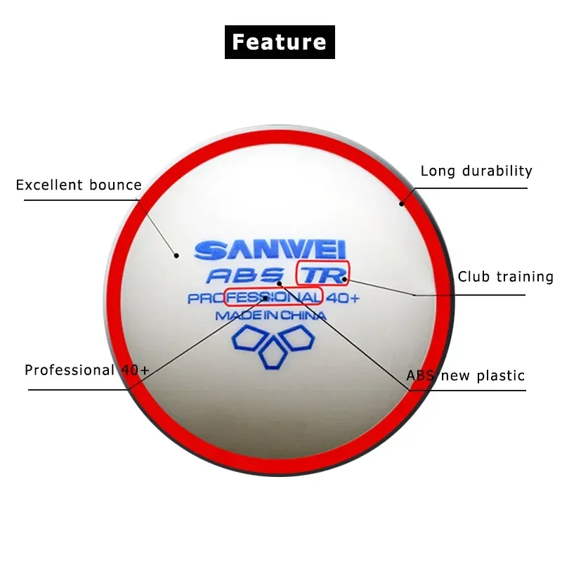 SANWEI-ABS TR 3 Star Table Ten - Table Tennis How To Play ulasan dan harga