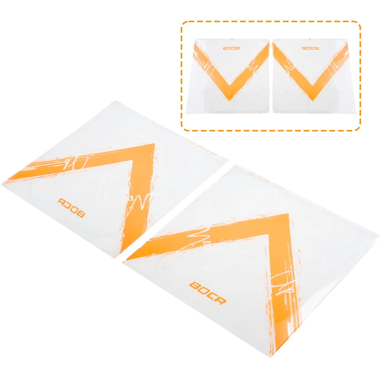 2 Pcs Paddle Rubber Protective - Table Tennis Rubber Protective Film ulasan dan harga