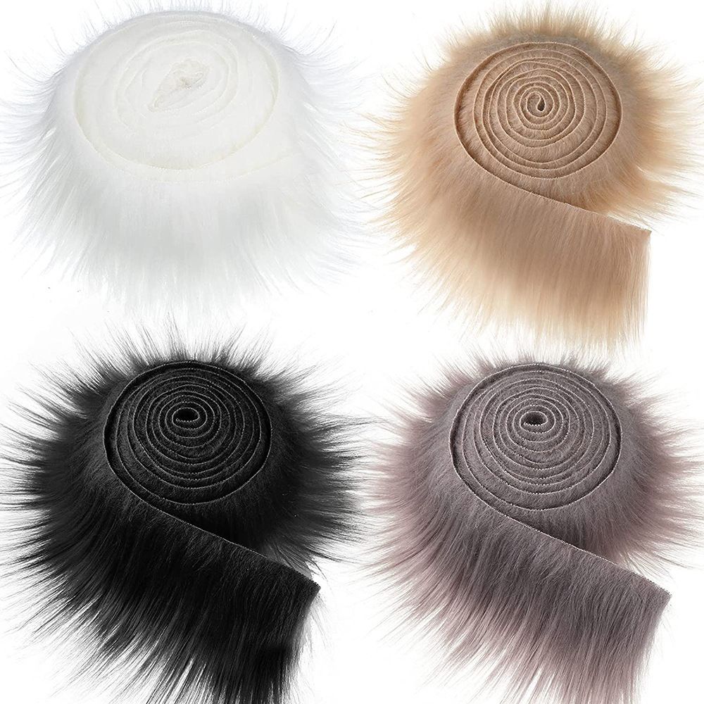 Muiltcolor Long Plush Fur  Tri - Edge Tape Roll ulasan dan harga