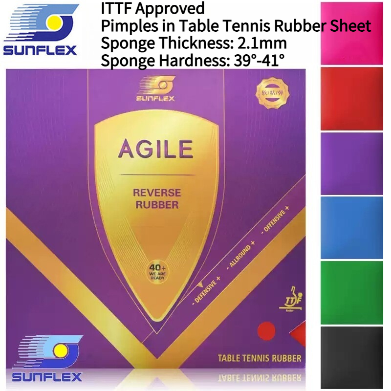 SUNFLEX AGILE Colorful Table T - Table Tennis Rubber Protective Film ulasan dan harga