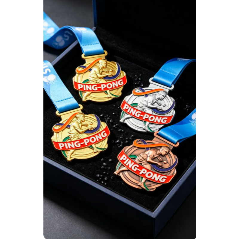Customized Table Tennis Medals - Table Tennis Championships ulasan dan harga