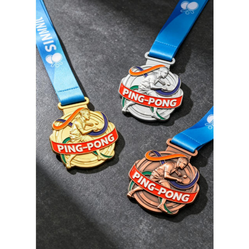 Customized Table Tennis Medals - Table Tennis Championships ulasan dan harga