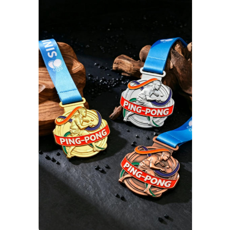 Customized Table Tennis Medals - Table Tennis Championships ulasan dan harga