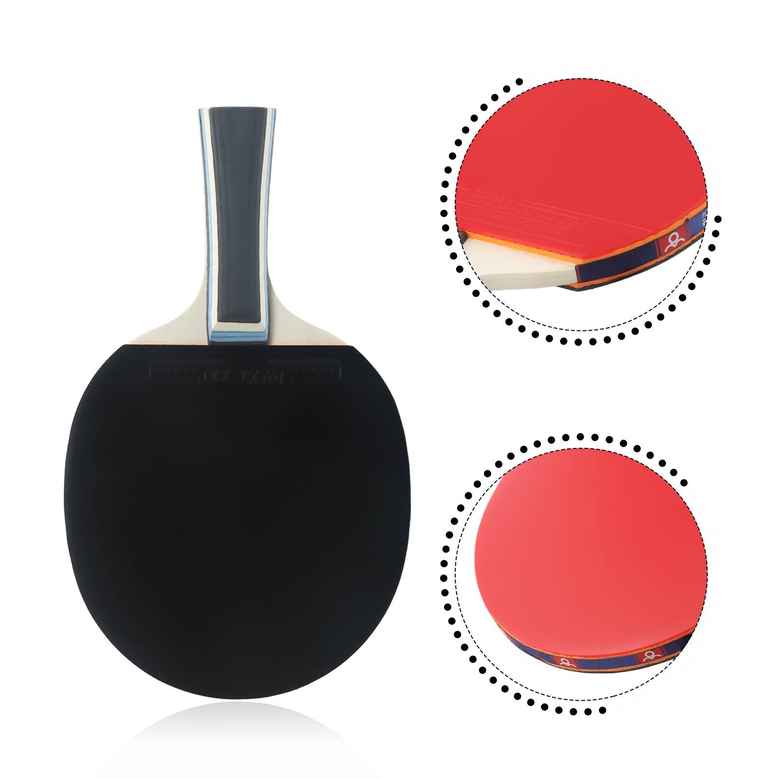 Bat Table Tennis Racket Revers - Table Tennis Pc ulasan dan harga