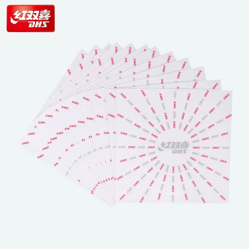 1/2PCS DHS Table Tennis Racket - Table Tennis Rubber Protective Film ulasan dan harga