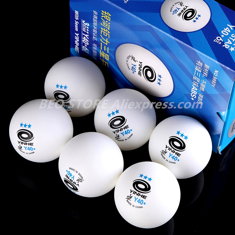 60 balls YINHE 3-star Y40+ H40 - Table Tennis How To Play ulasan dan harga