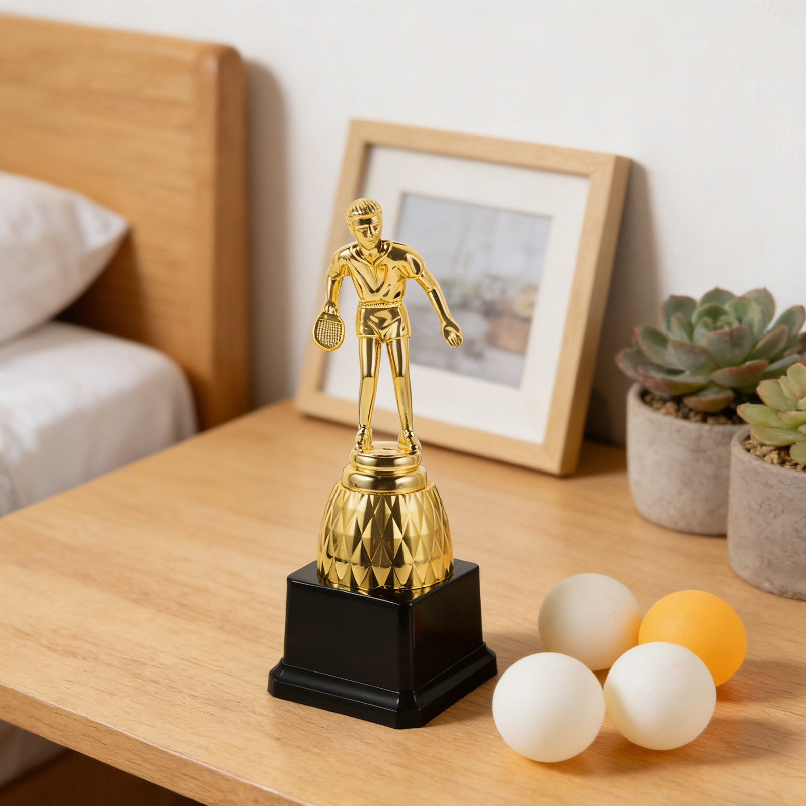 Ping Pong Award Trophy Plastic - Table Tennis Championships ulasan dan harga