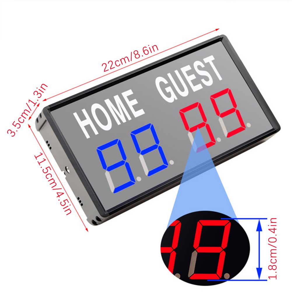 4-Digit LED Electronic Score K - Table Tennis Score ulasan dan harga