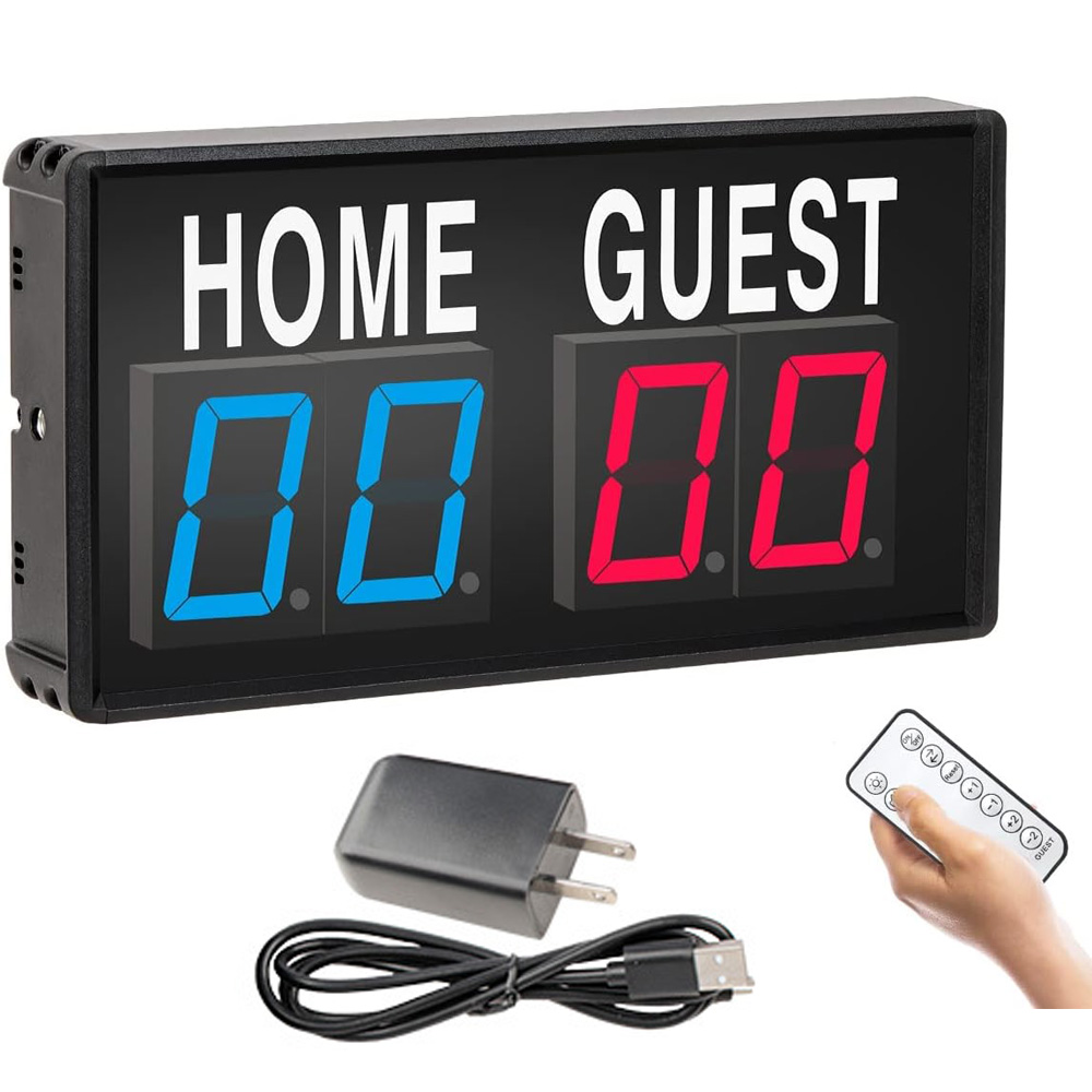 Portable 4 Digit LED Scoreboar - Table Tennis Score ulasan dan harga