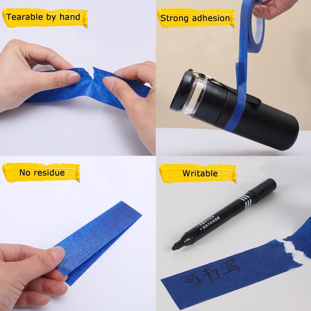 0.94INx60.1YDS Masking Tape, B - Edge Tape Roll ulasan dan harga