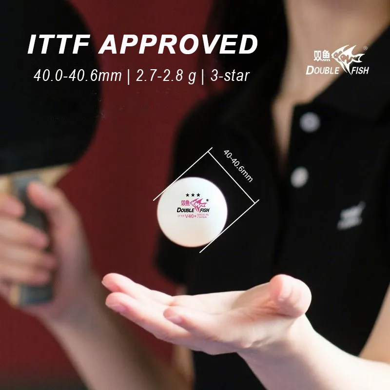DOUBLE FISH 3 Star V40+ 30/50/ - Table Tennis How To Play ulasan dan harga