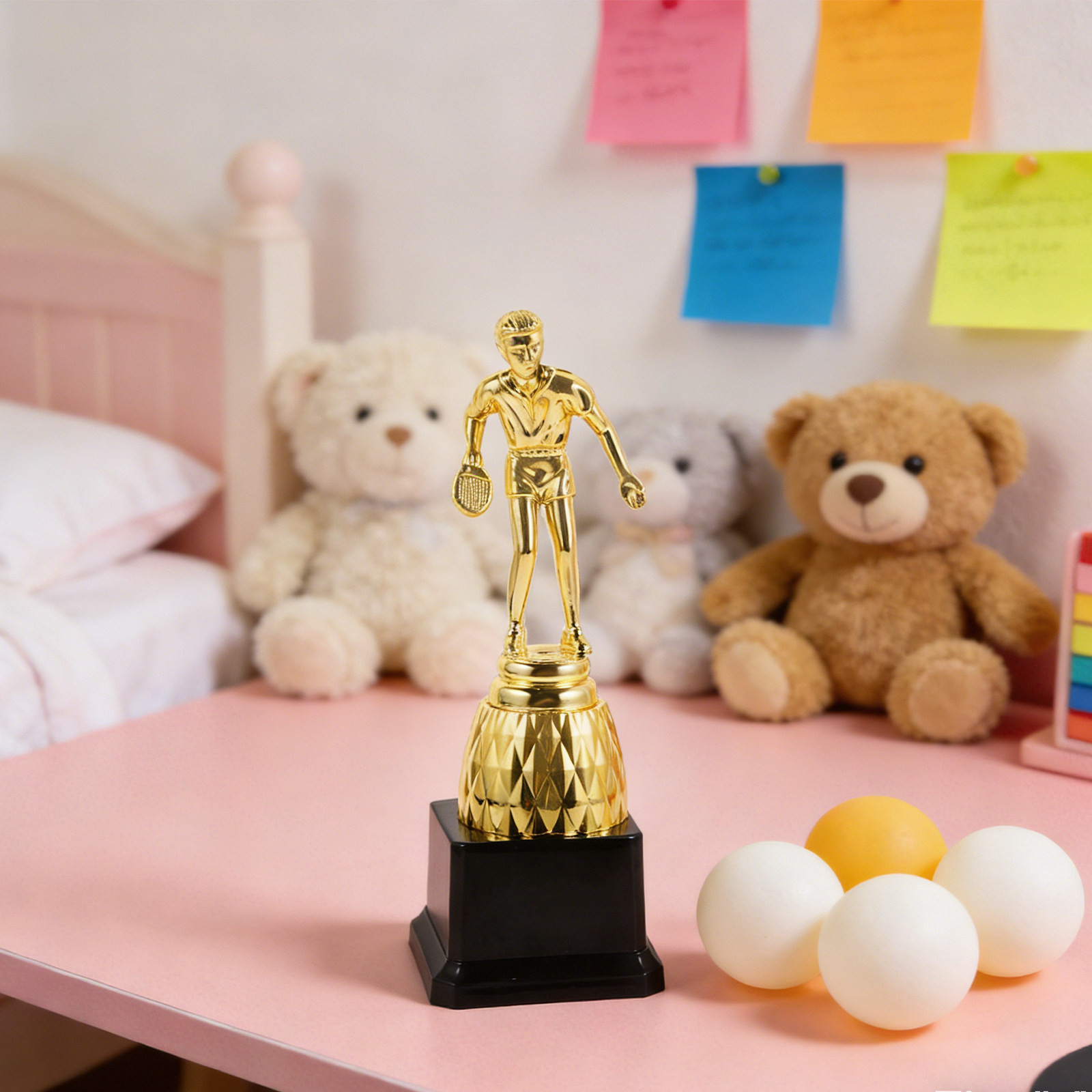 Ping Pong Award Trophy Plastic - Table Tennis Championships ulasan dan harga