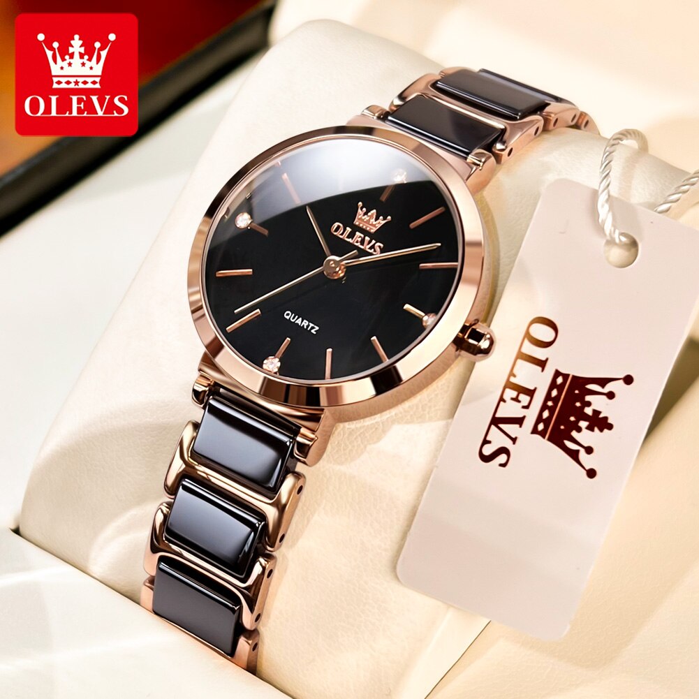 OLEVS Fashion Women Watches Re - Edge Tape Roll ulasan dan harga