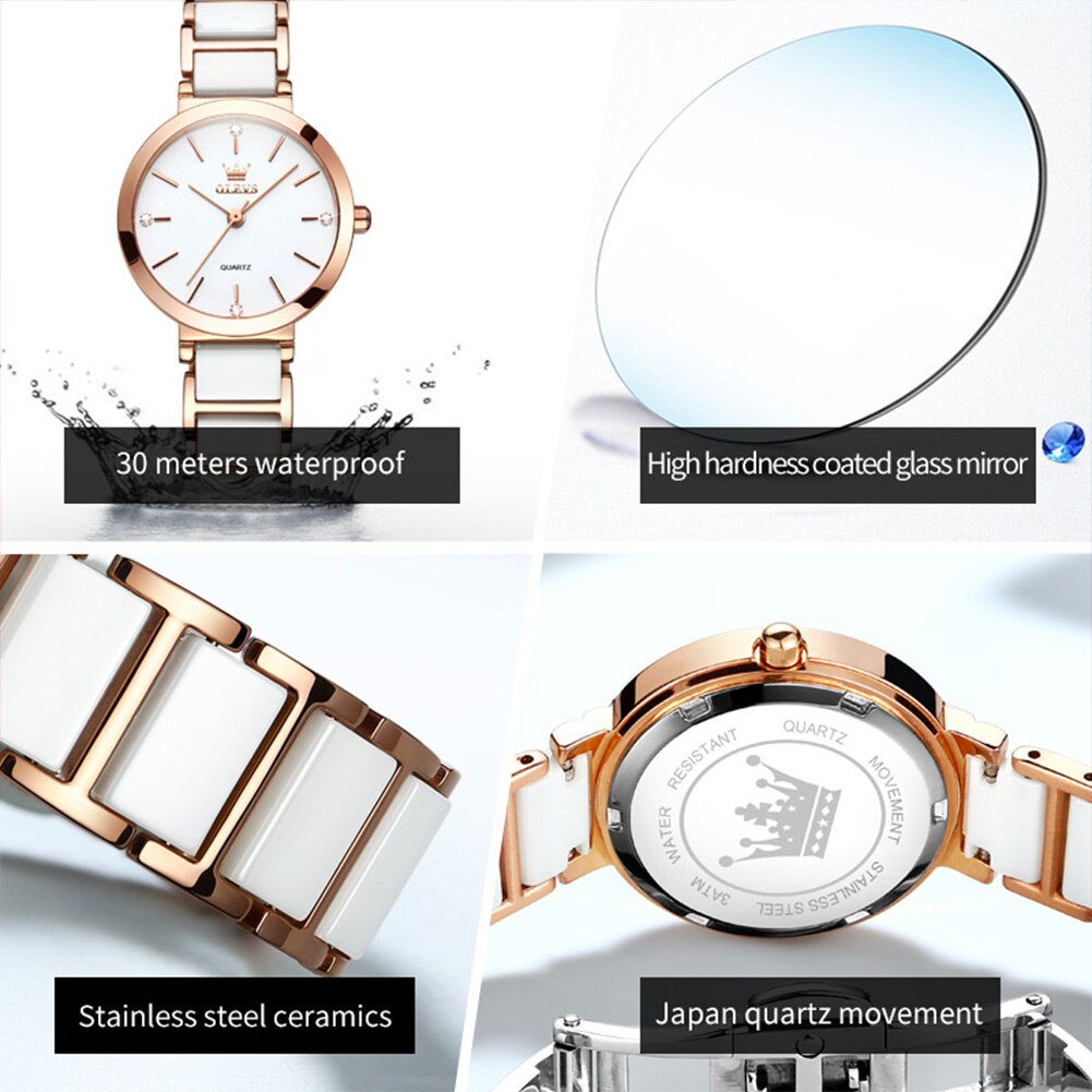 OLEVS Fashion Women Watches Re - Edge Tape Roll ulasan dan harga